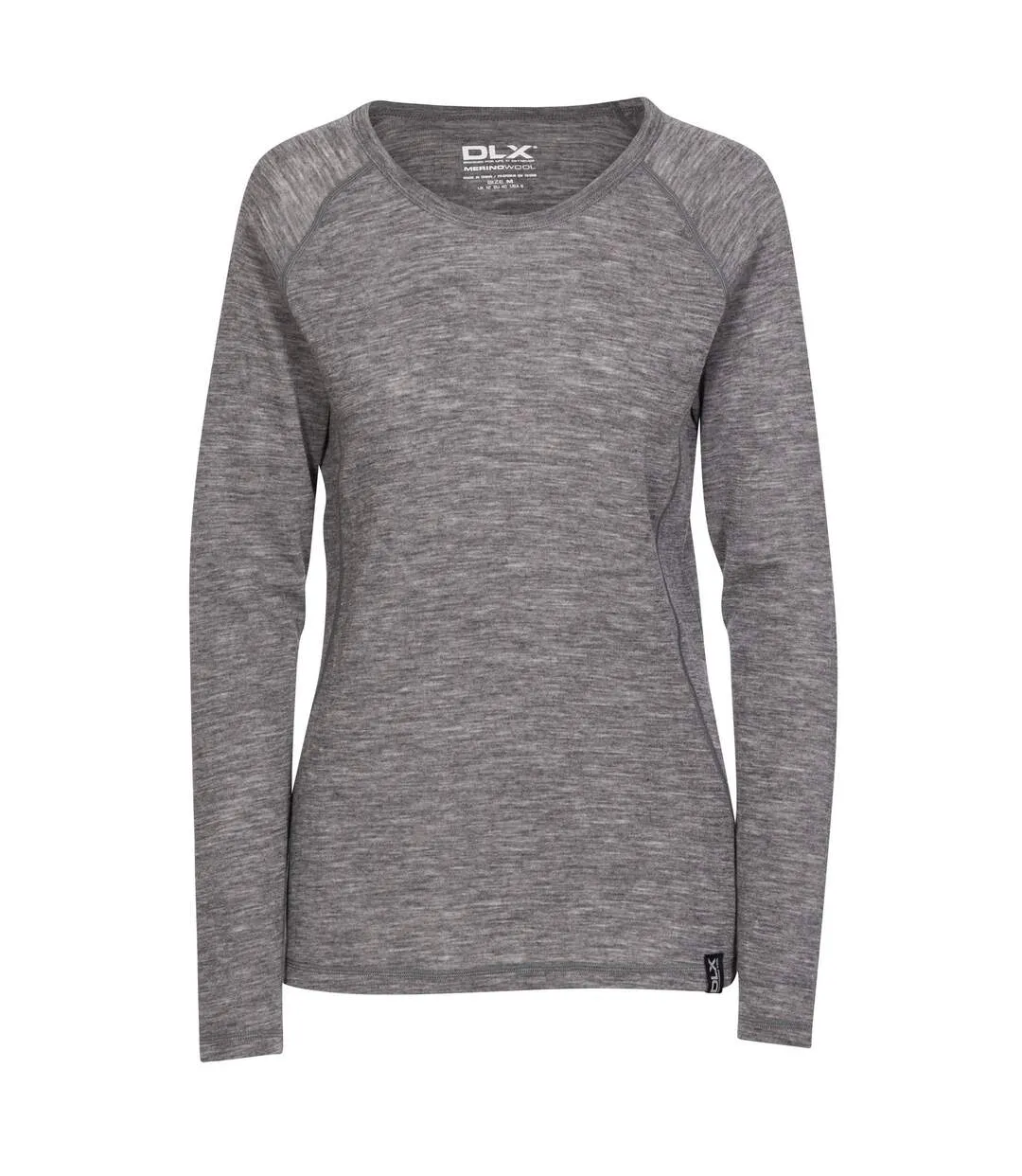 Trespass Womens/Ladies Libra Merino Base Layer Top (Dark Grey Marl) - UTTP4319