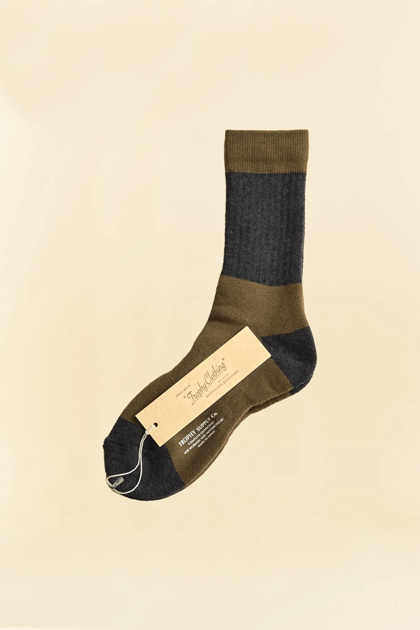 Trophy Regular Boots Socks - Olive