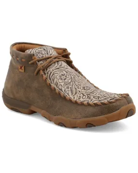 Twisted X Women's Tooled Chukka Driving Mocs