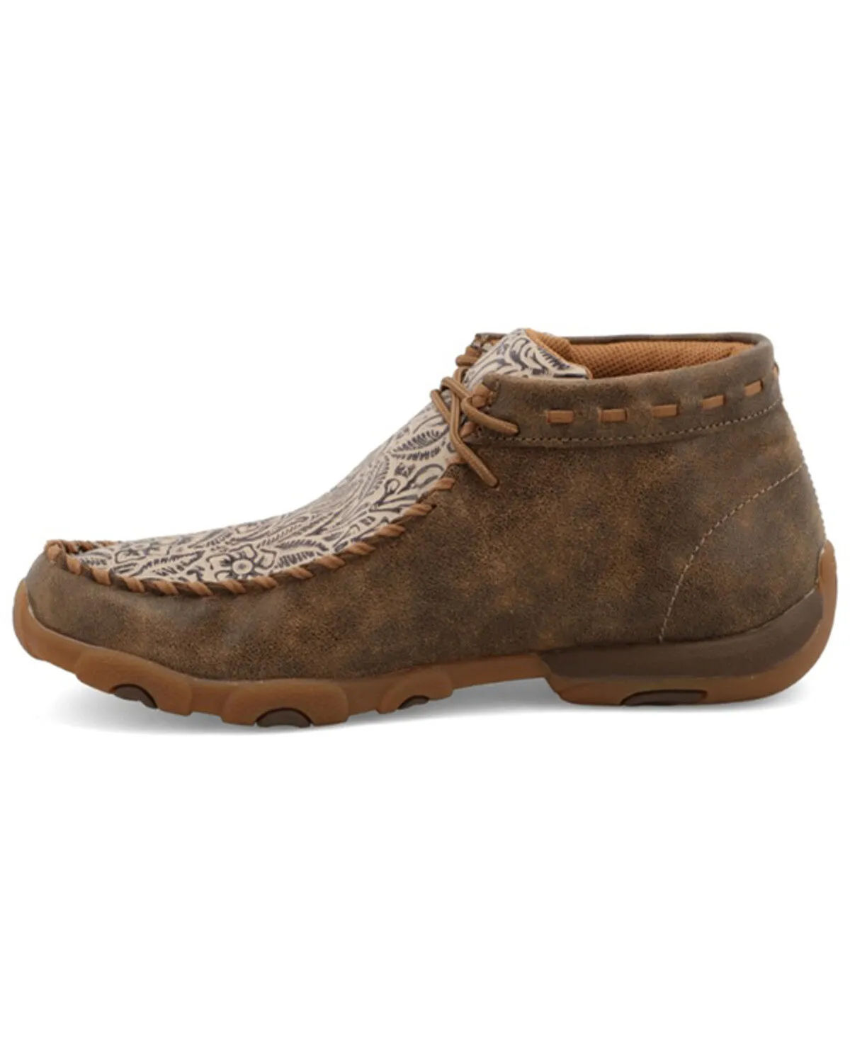 Twisted X Women's Tooled Chukka Driving Mocs