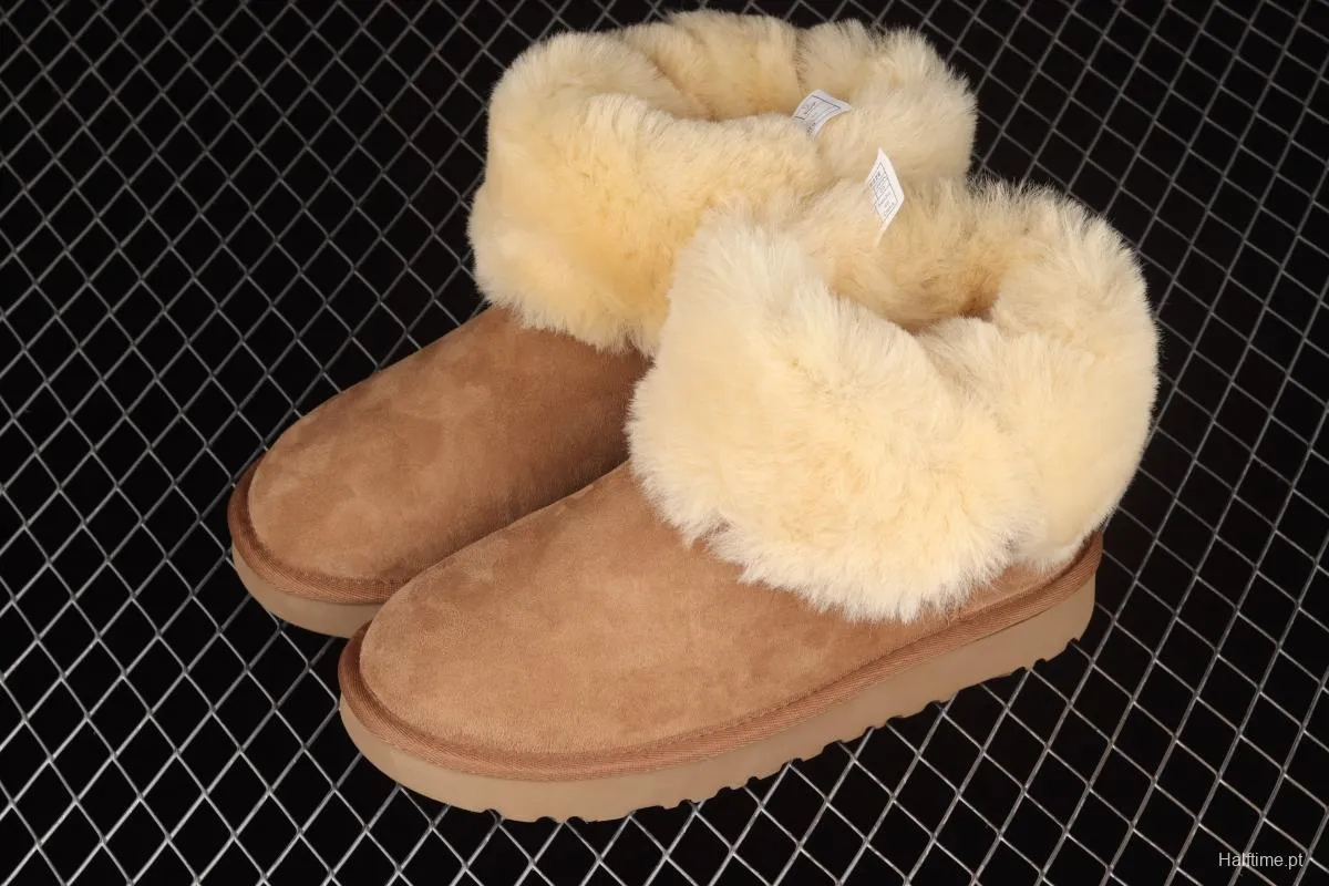 UGG classic button series sheepskin integrated snow boots 1016226