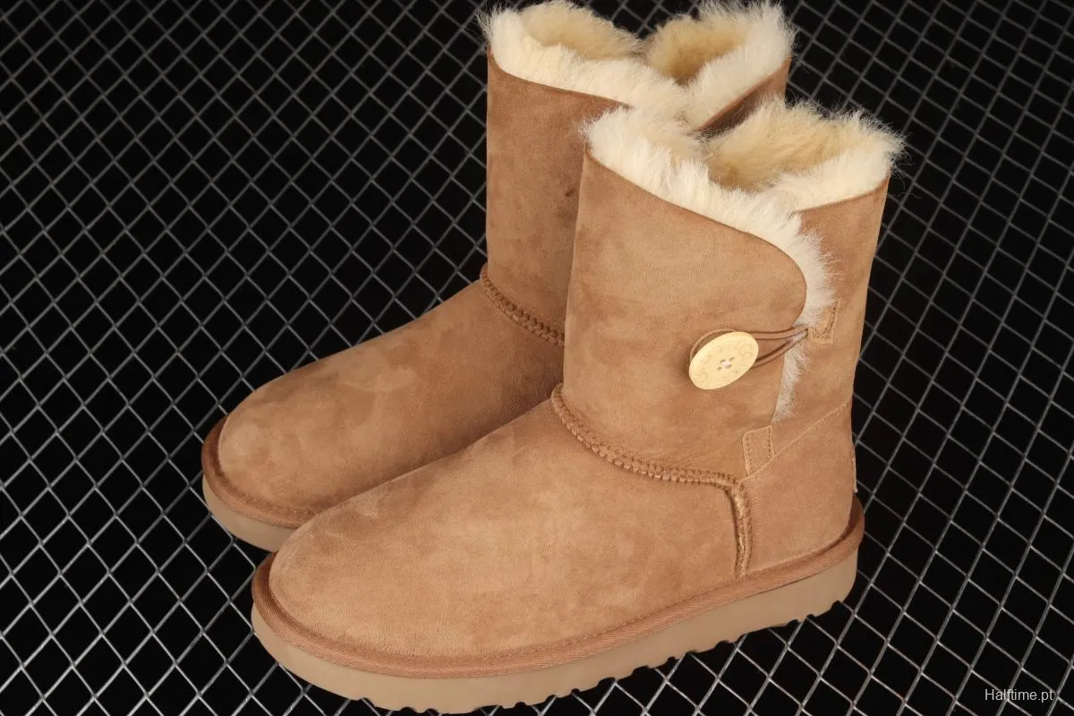 UGG classic button series sheepskin integrated snow boots 1016226