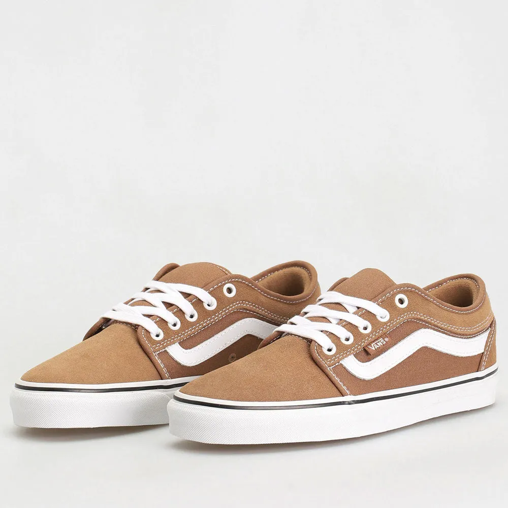 Vans Chukka Low Sidestripe Trainers - Tobacco Brown