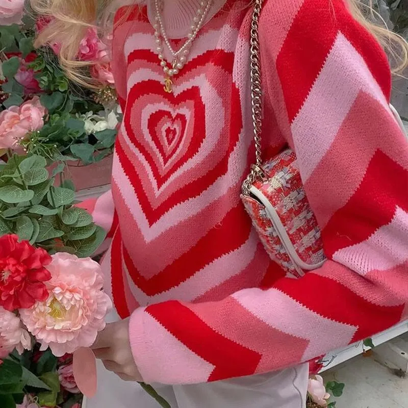 Vintage Heart Sweater