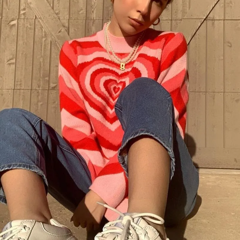 Vintage Heart Sweater