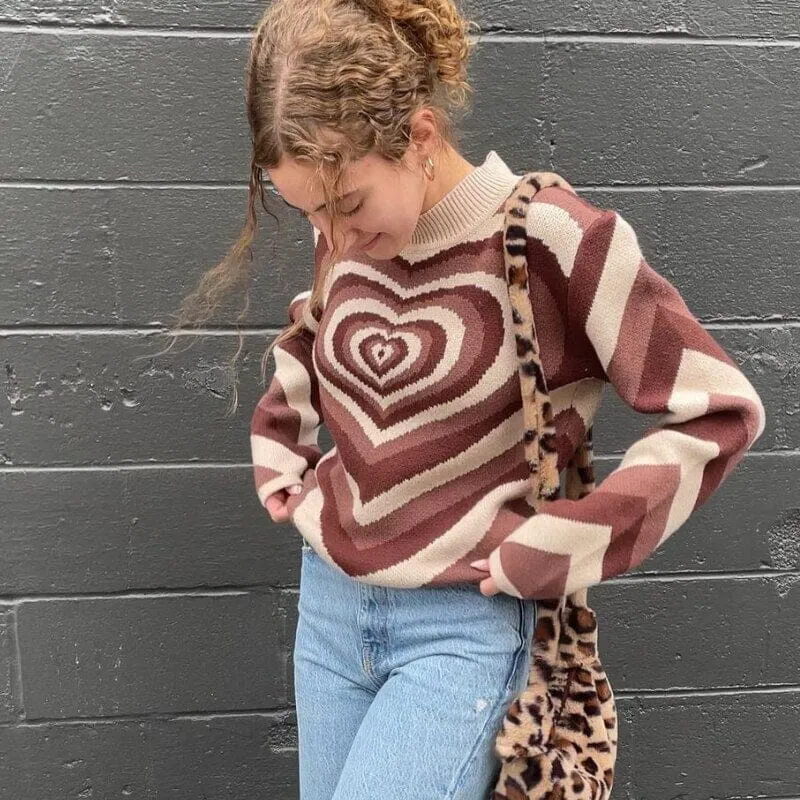 Vintage Heart Sweater