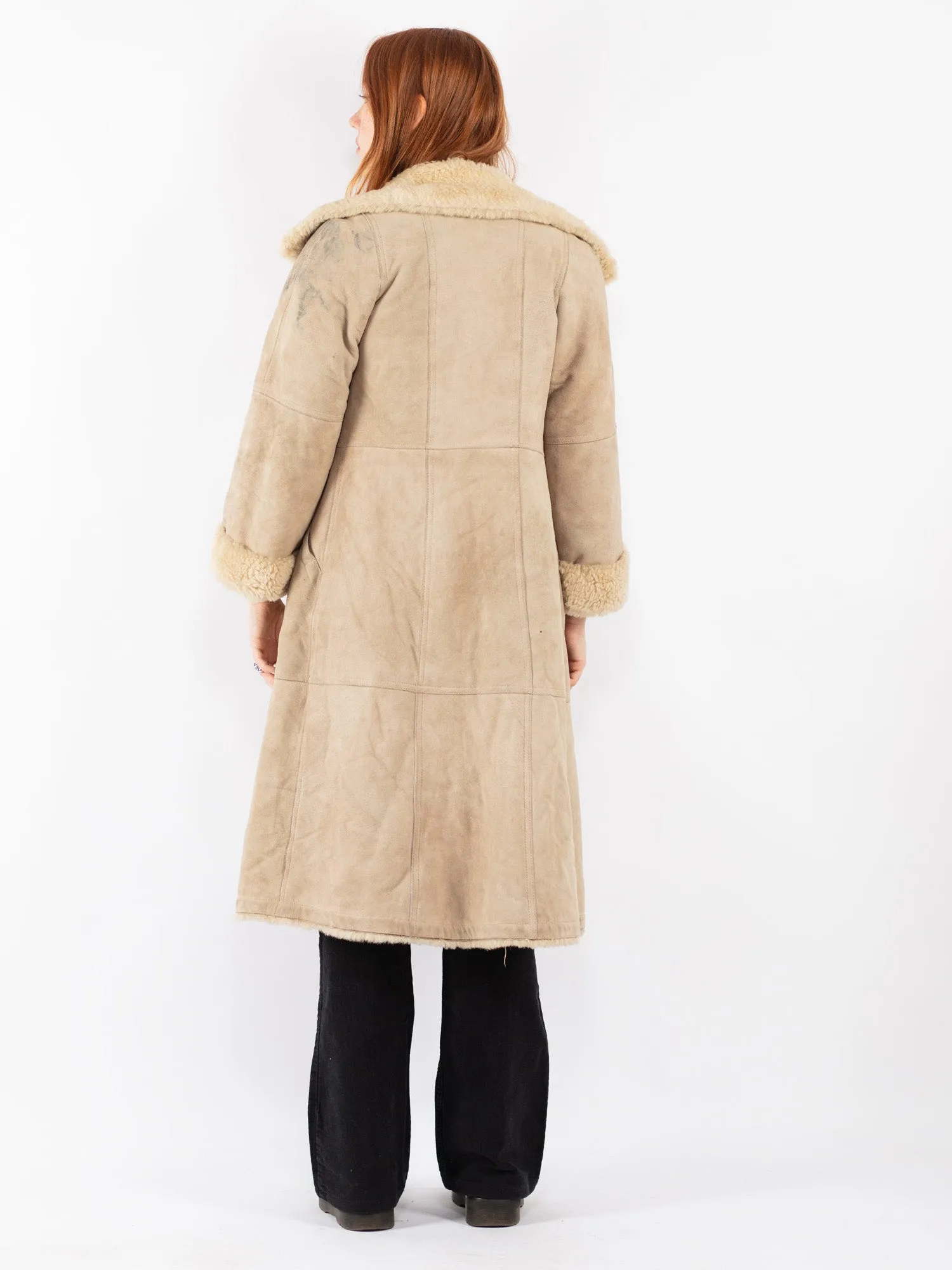 Vintage Women Coat in Beige