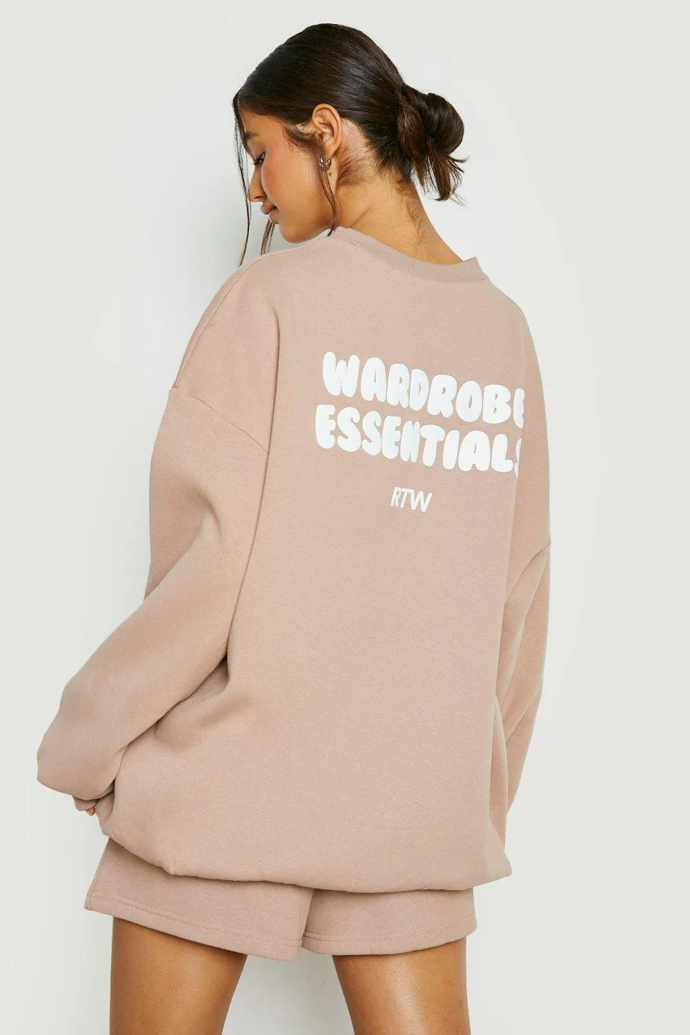 Wardrobe Essentials Back Print Sweater