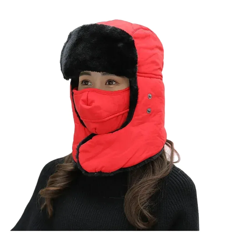 Waterproof Balaclava Trooper for Men Women Russian Thermal Snow Cap