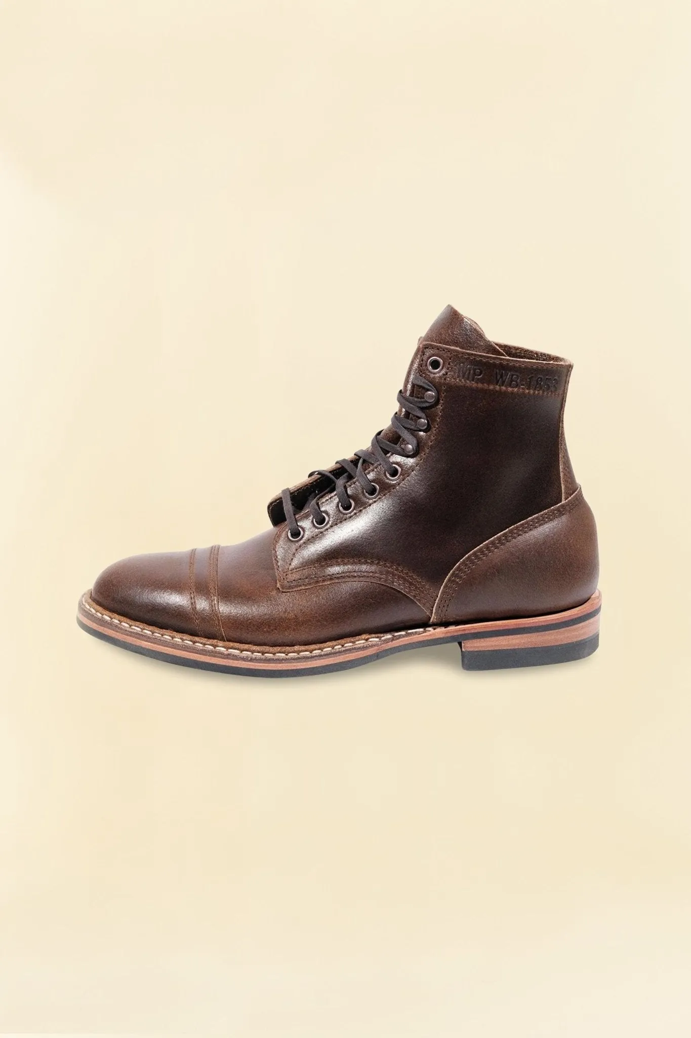 White's Boots MP-Sherman Toe Cap (Dainite Sole) - Cinnamon Wax Flesh