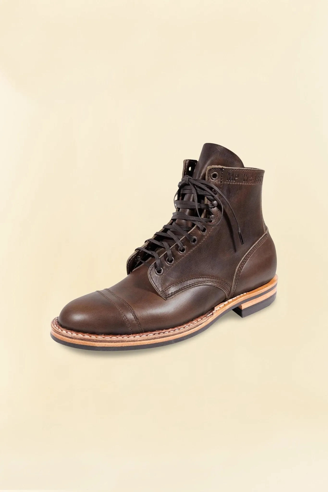 White's Boots MP-Sherman Toe Cap (Dainite Sole) - Cinnamon Wax Flesh