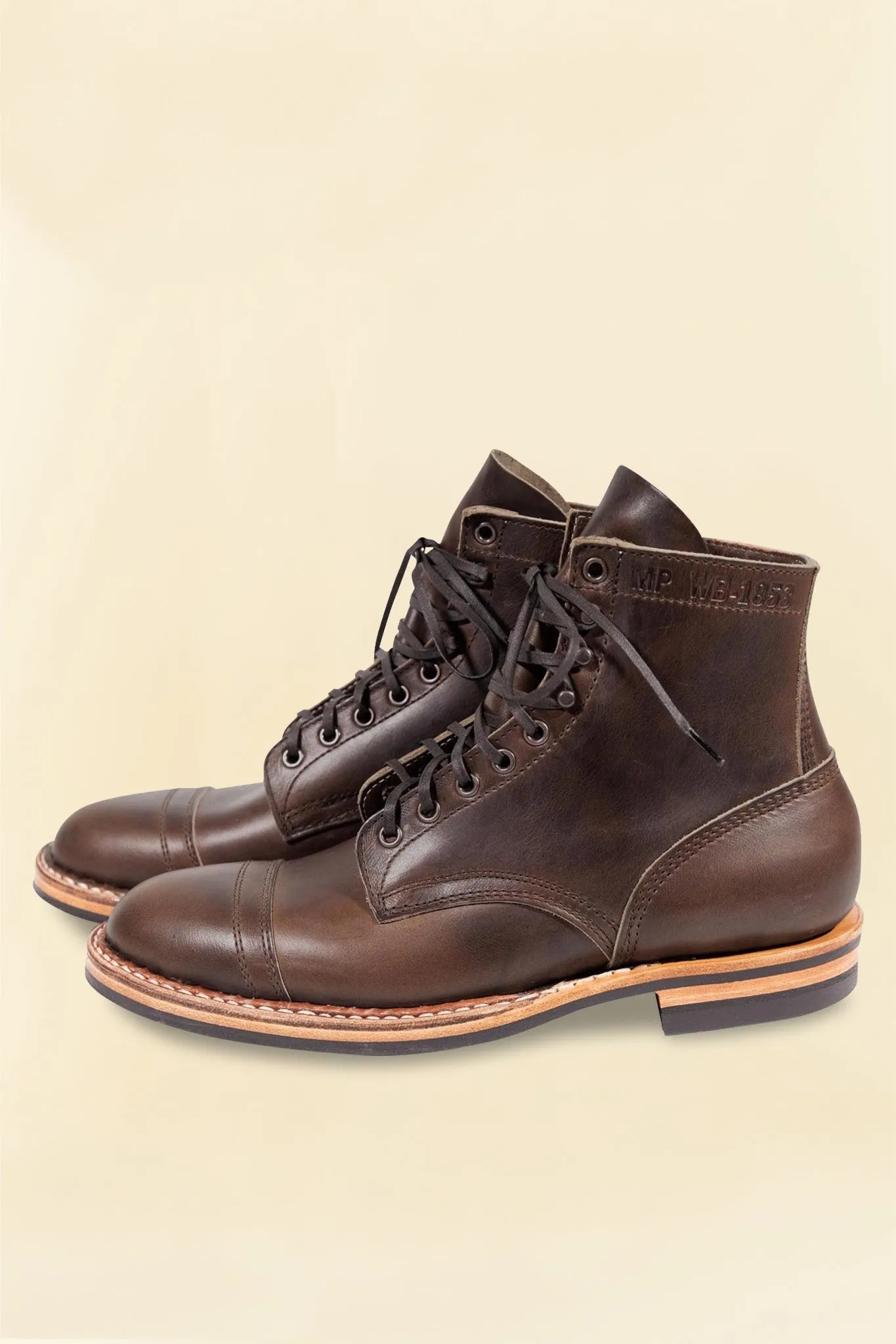 White's Boots MP-Sherman Toe Cap (Dainite Sole) - Cinnamon Wax Flesh