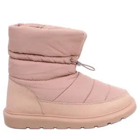 Women's insulated snow boots Busted Khaki beige