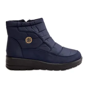 Women's Snow Boots Insulated Navy Blue Helis