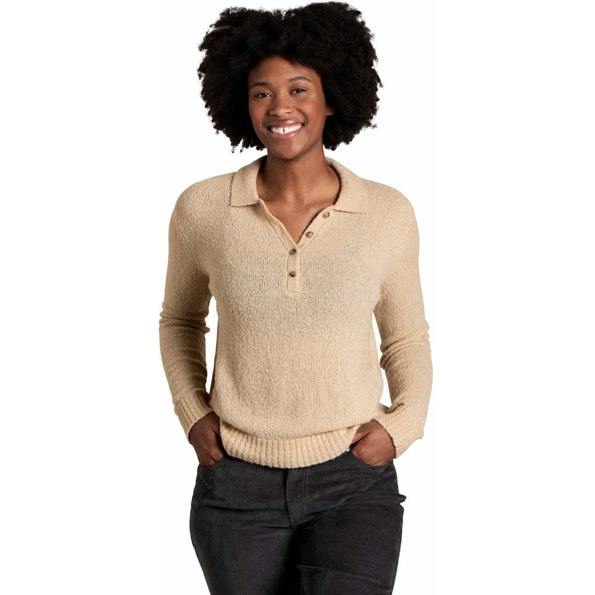 Women's Cotati Collared Long Sleeve Sweater