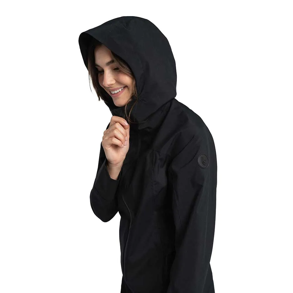 Women's Element Long Rain Jacket - Black Beauty