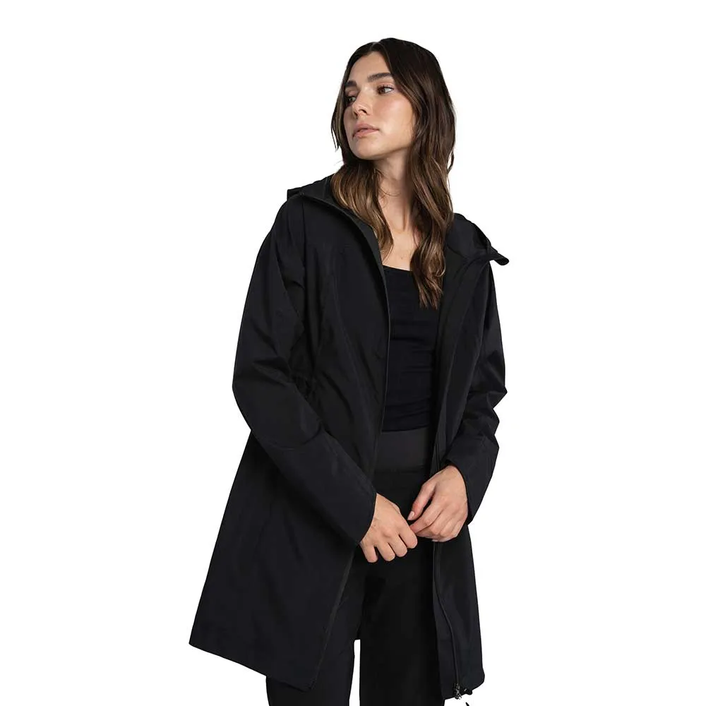 Women's Element Long Rain Jacket - Black Beauty