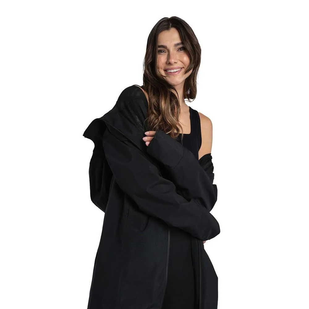 Women's Element Long Rain Jacket - Black Beauty