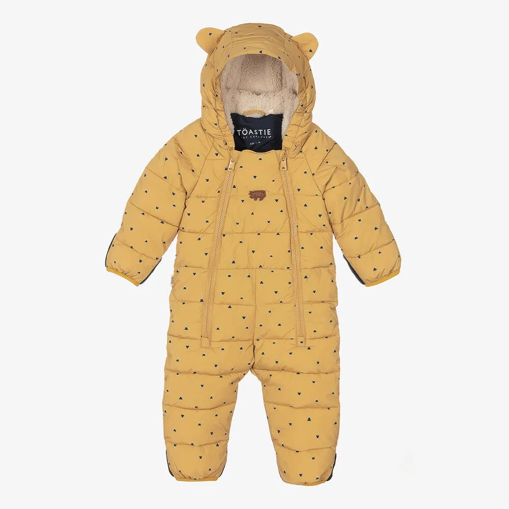 Yellow Padded Snowsuit