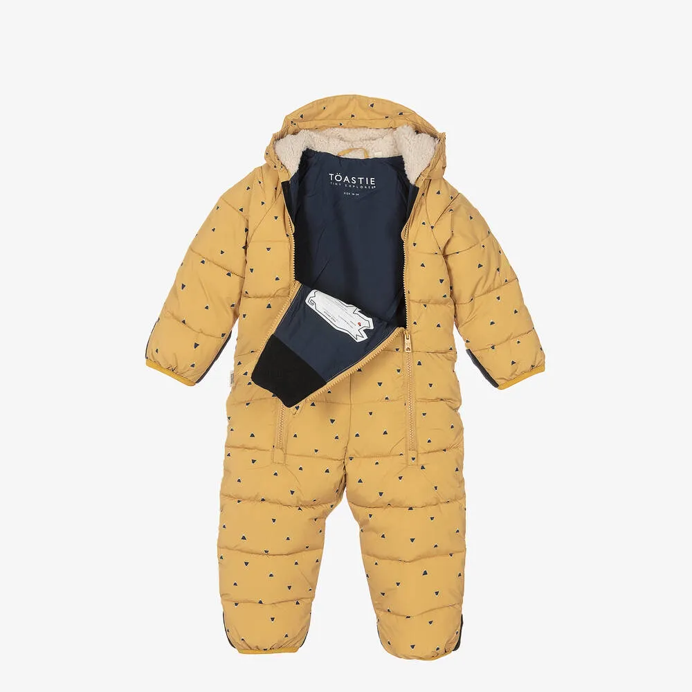 Yellow Padded Snowsuit