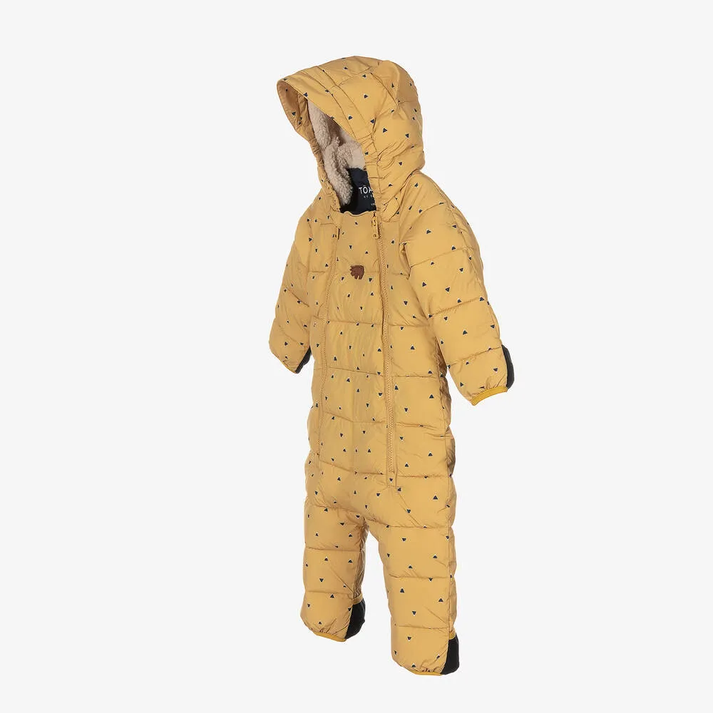 Yellow Padded Snowsuit