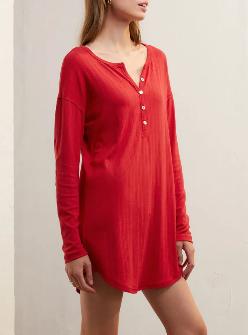 Z SUPPLY LAUREL POINTELLE NIGHTSHIRT